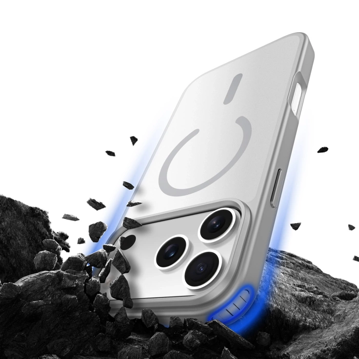 Etui Dux Ducis Yind na iPhone 17 Pro kompatybilne z MagSafe - szare