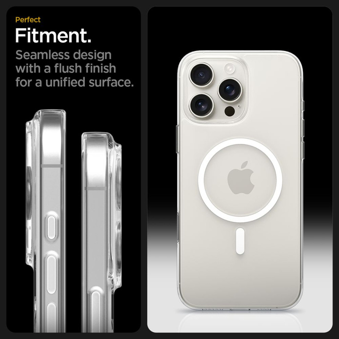 ETUI SPIGEN IPHONE 16 PRO THIN FIT MAG MAGSAFE PRZEZROCZYSTE/BIAŁE