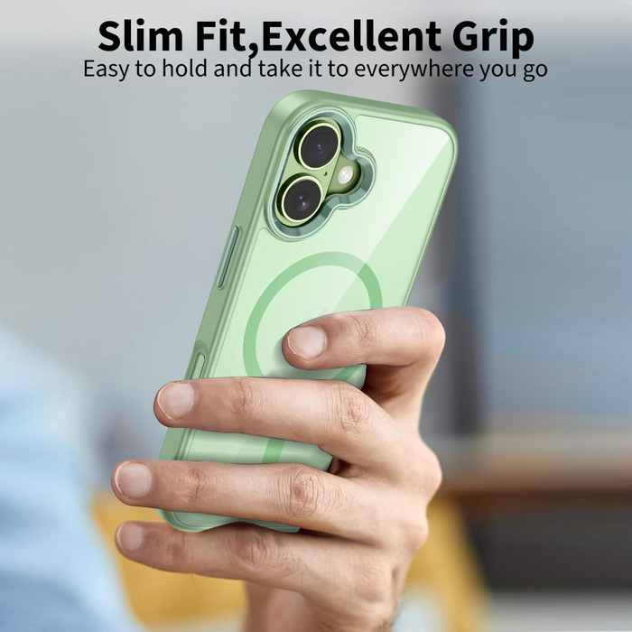 TECH-PROTECT MAGMAT MAGSAFE IPHONE 17 SAGE/CLEAR