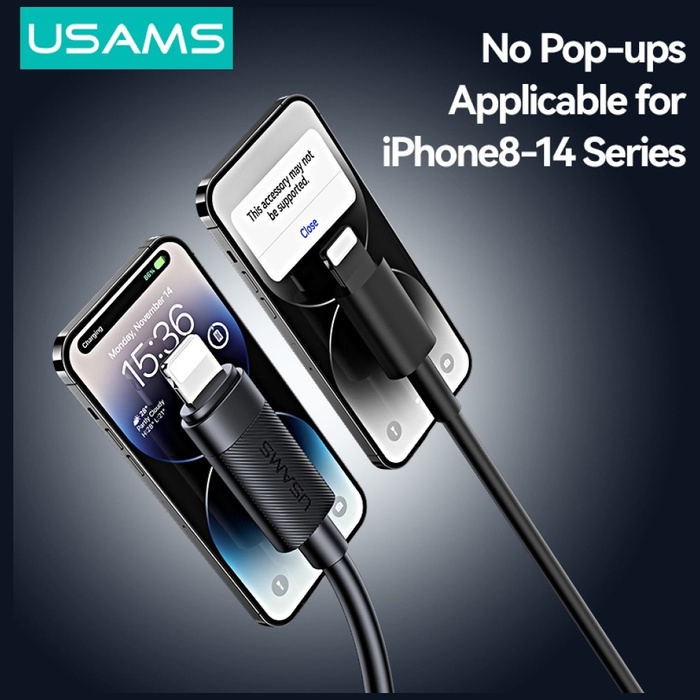 Kabel USAMS U94 12W Lightning do USB-A   1m czarny