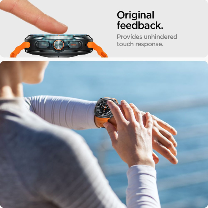 SZKŁO HARTOWANE SPIGEN GLAS.TR ”EZ-FIT” 2-PACK GALAXY WATCH ULTRA (47 MM) CLEAR