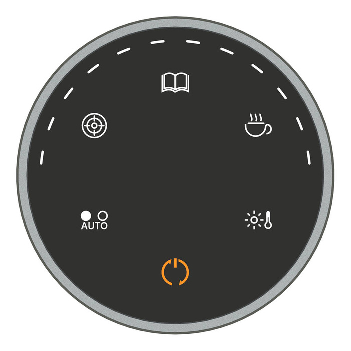 Choetech Elesense biurowa bezprzewodowo sterowana lampka LED oświetlenie na monitor czarny (E1129)