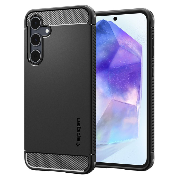Etui Spigen Rugged Armor Samsung Galaxy A55 5g Matte Black Case