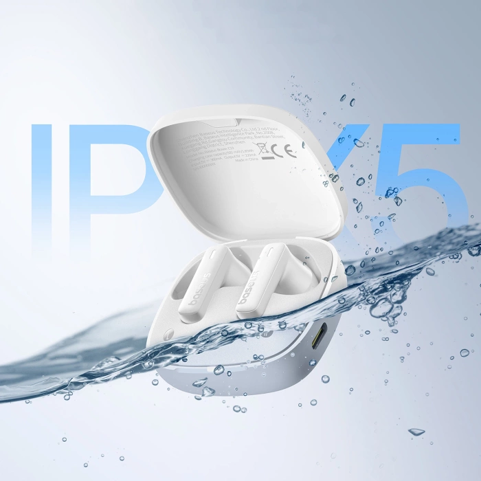 BASEUS słuchawki bezprzewodowe bluetooth TWS E19 białe