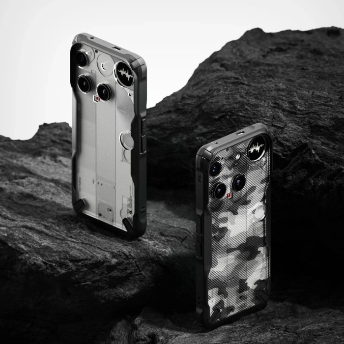 RINGKE FUSION X NOTHING PHONE 3 CAMO BLACK