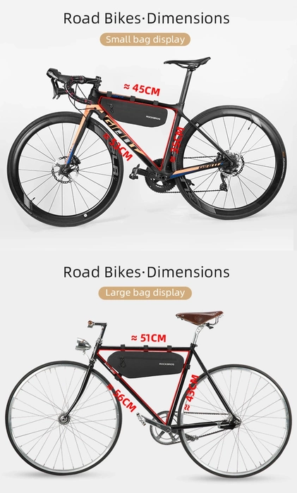 Sakwa rowerowa Rockbros AS-043 na rzepy 3l - czarna