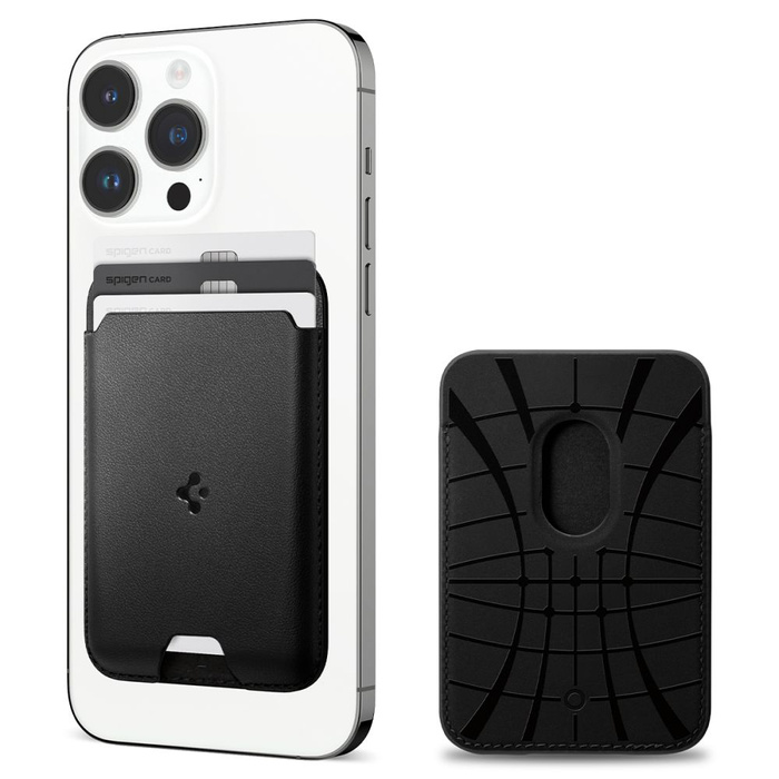 PORTFEL SPIGEN VALENTINUS PRO MAGSAFE WALLET CZARNY