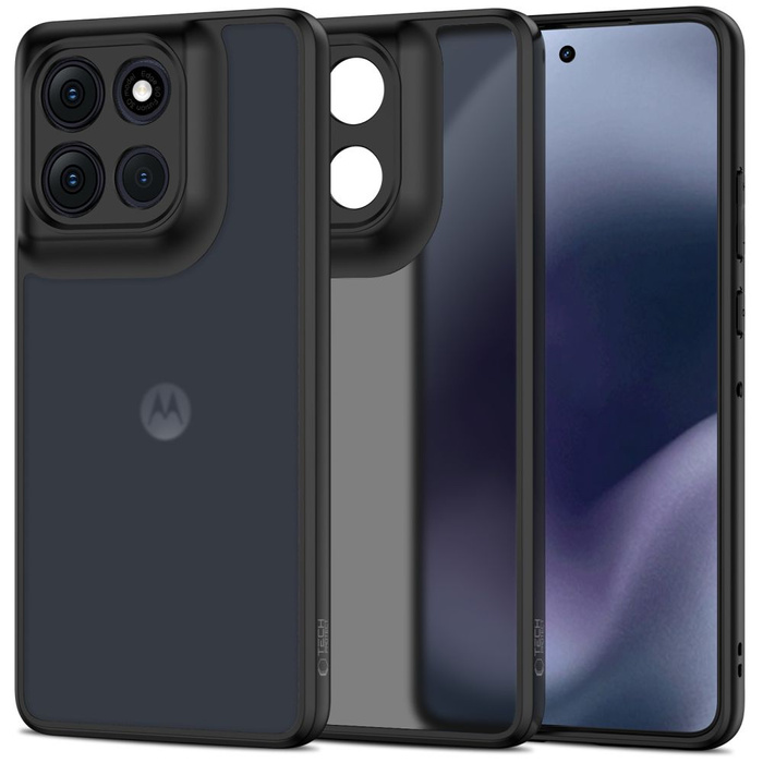ETUI TECH-PROTECT MOTOROLA MOTO G86 5G MAGMAT MATOWE CZARNE