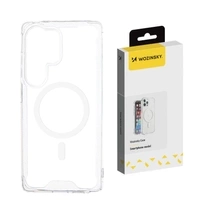 Etui Wozinsky Clear Corner Case MagSafe na Samsung Galaxy S24 FE - przezroczyste