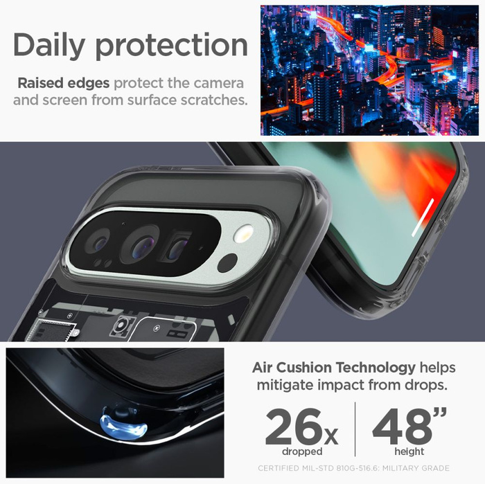 Etui SPIGEN ULTRA HYBRID GOOGLE PIXEL 9 PRO XL ZERO ONE