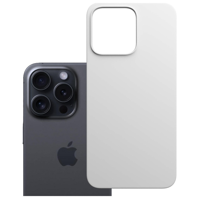 Etui 3MK Hardy MagSilicone do Apple      iPhone 13 Pro Max srebrny