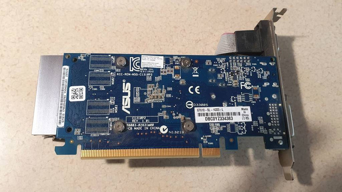 Karta Graficzna Asus GeForce GT 610 1GB DDR3 HDMI DVI VGA 