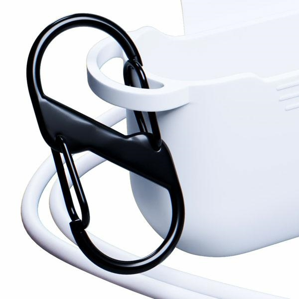 Etui 3MK Silicon Case AirPods Pro + karabińczyk