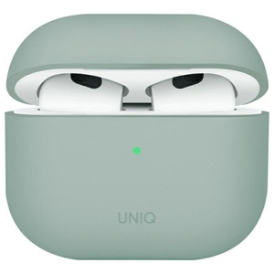 UNIQ etui Lino AirPods 4 Silicone        zielony/iceplant green