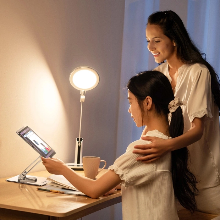 Podstawka pod laptopa Wozinsky WRS-CPY84SS aluminiowa + Gratis! podstawka do smartfona - srebrna