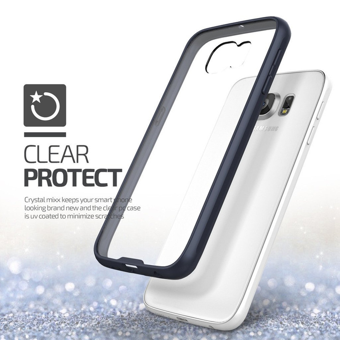 Etui Samsung Galaxy S6 VERUS Crystal Mixx Midnight Black Jak Spigen SGP Pokrowiec