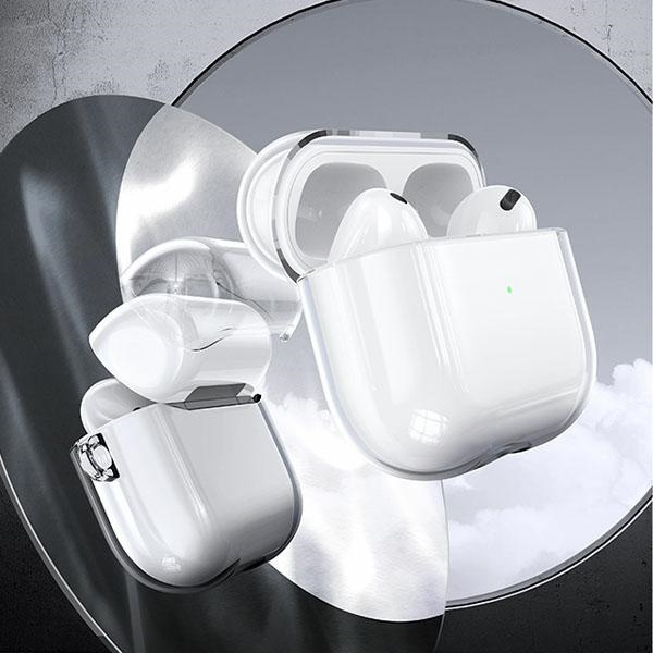Etui USAMS Apple AirPods 3 Ochronne Bezbarwny Czarny Case