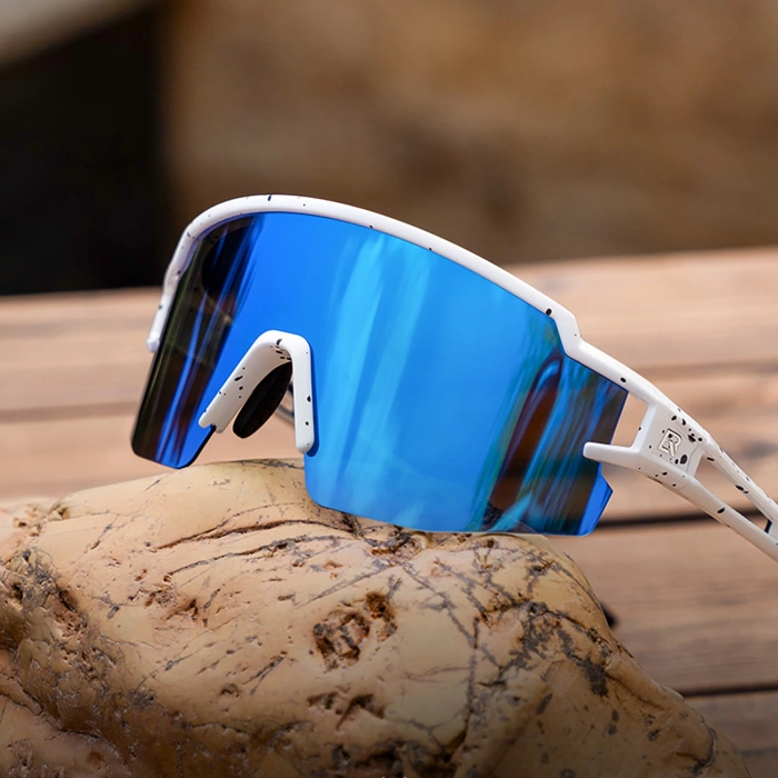 Okulary rowerowe Rockbros dla dzieci, polaryzacyjne, z ochroną UV dziecięce - białe