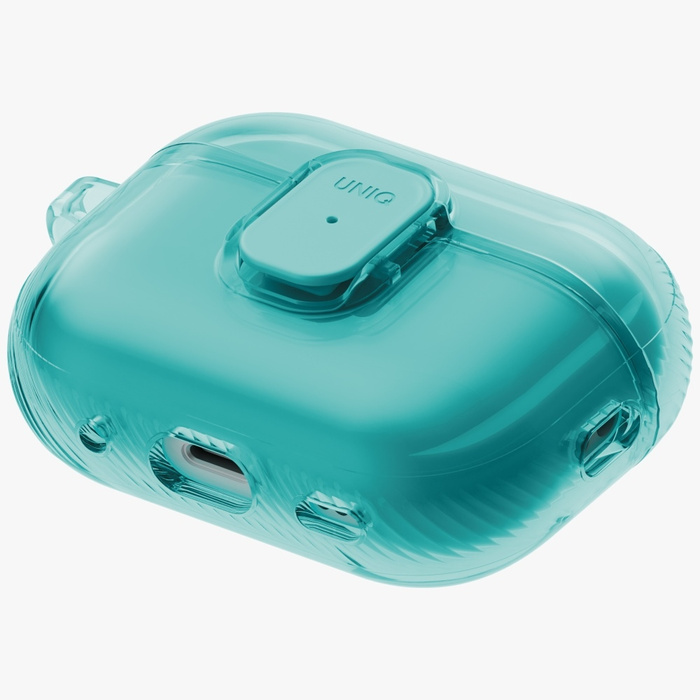 Etui UNIQ Glase Pro do AirPods Pro 3     Lock Case turkusowy