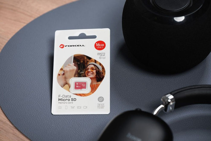 Karta microSD 16GB U3 class 10 Forcell F-Data czerwona