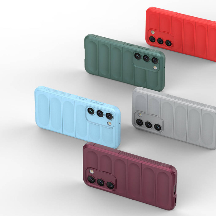 Etui Magic Shield Case Etui Do Samsung Galaxy S23+ Elastyczny Pancerny Pokrowiec Jasnoniebieskie Case