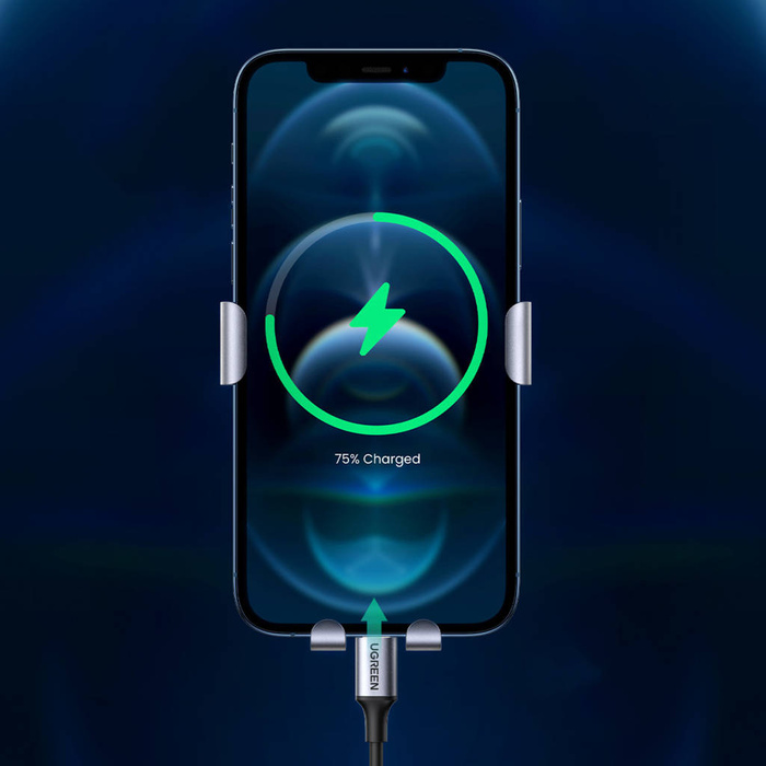 Ugreen uchwyt grawitacyjny samochodowy na nawiew kratkę wentylacyjną szary (LP274)