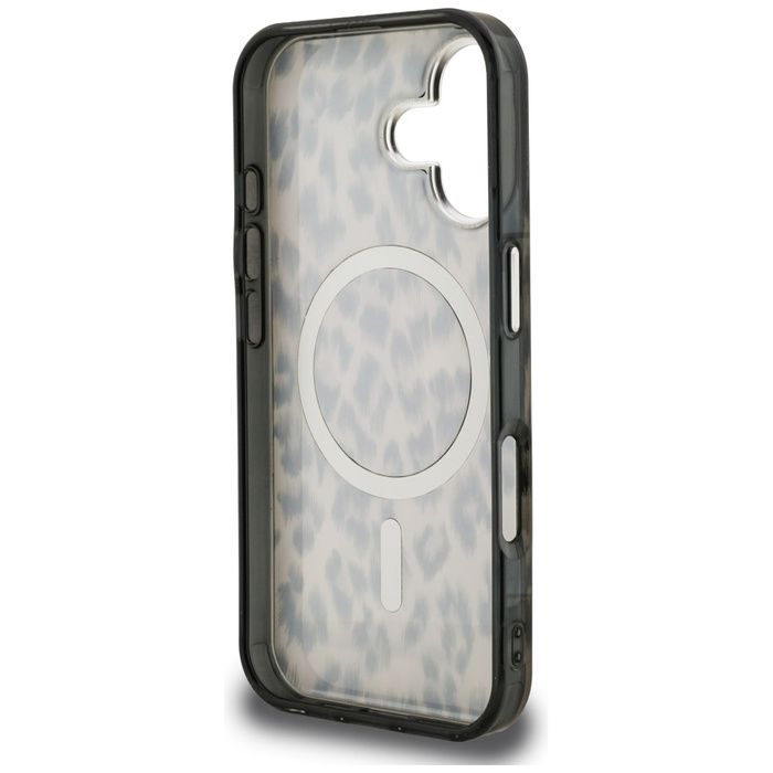 Etui Karl Lagerfeld iPhone 16 IML Leopard Pattern MagSafe Brązowy