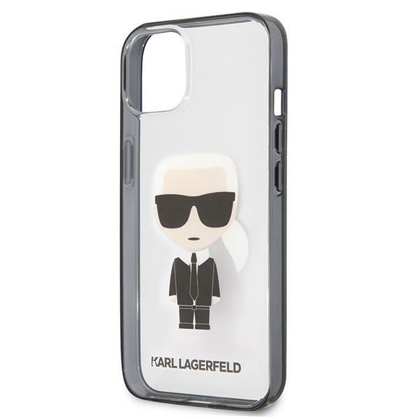 Etui KARL LAGERFELD Apple iPhone 13 Mini Ikonik Karl Bezbarwny Case