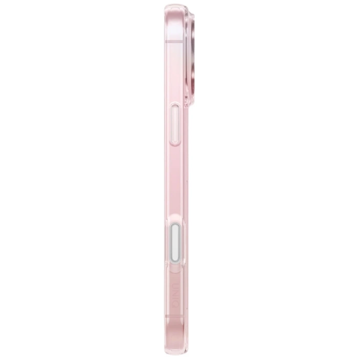 Etui UNIQ Iridescia do iPhone 17 Pro Max Magclick Charging pink prism