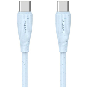 Kabel USAMS Green Series SJ716 60W USB-C do USB-C 1m niebieski