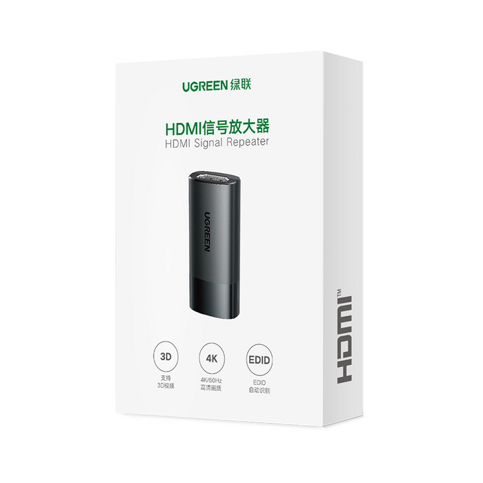 Adapter / Wzmacniacz sygnału UGREEN CM429, HDMI 4K (czarny)