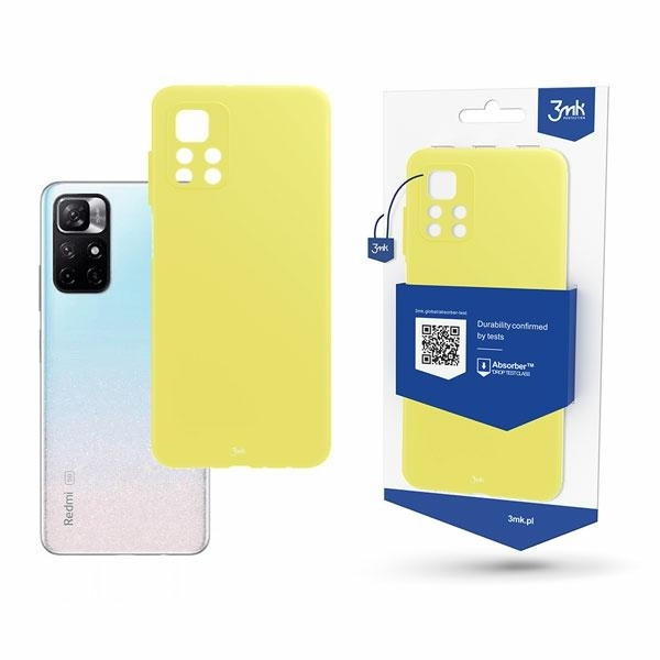 Etui 3MK Xiaomi Redmi Note 11s 11 4G Matt Żółty Case