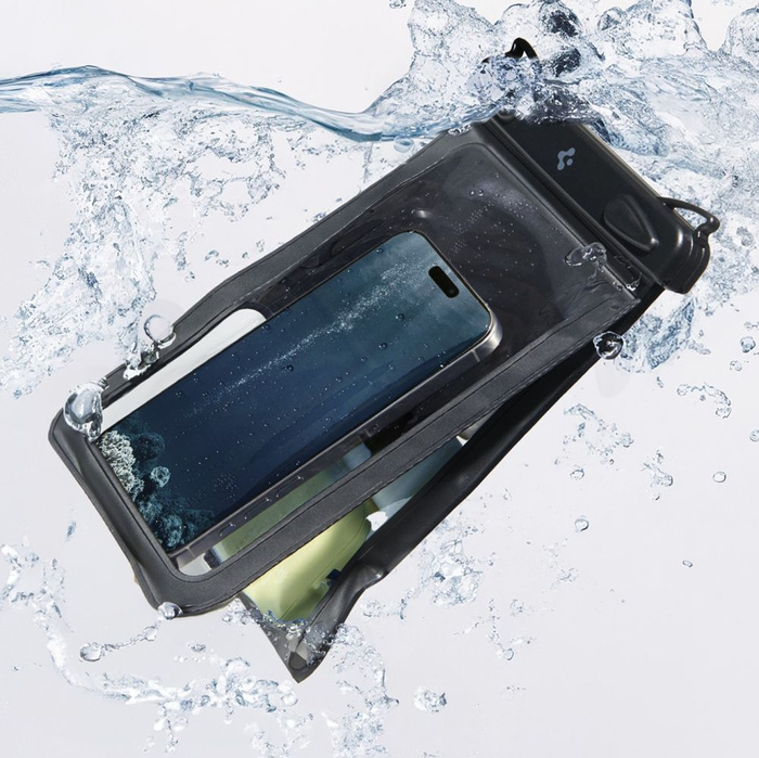 ETUI WODOODPORNE SPIGEN A603 UNIWERSALNE WATERPROOF CASE CZARNE