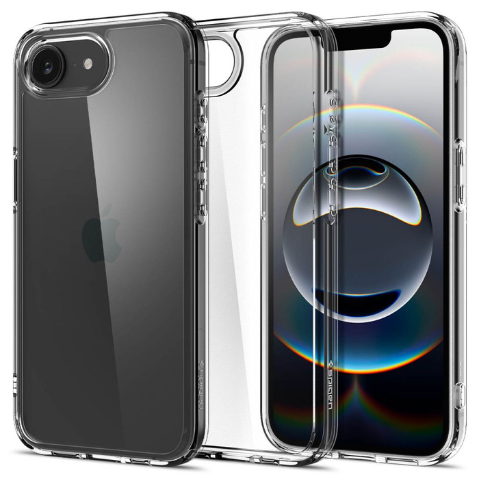 ETUI SPIGEN IPHONE 16E ULTRA HYBRID CRYSTAL CLEAR