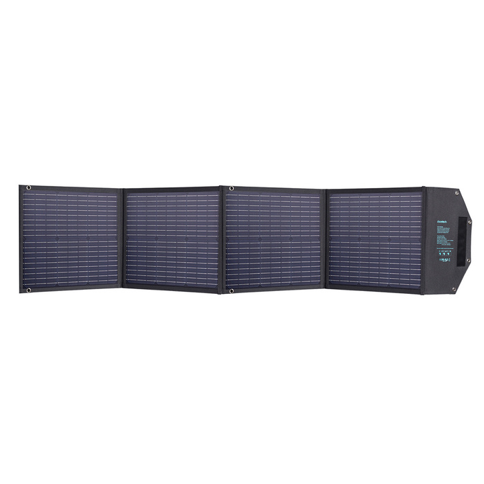 Choetech ładowarka solarna 100W składana 2x USB 1x USB C PD QC czarna (SC009-V2)