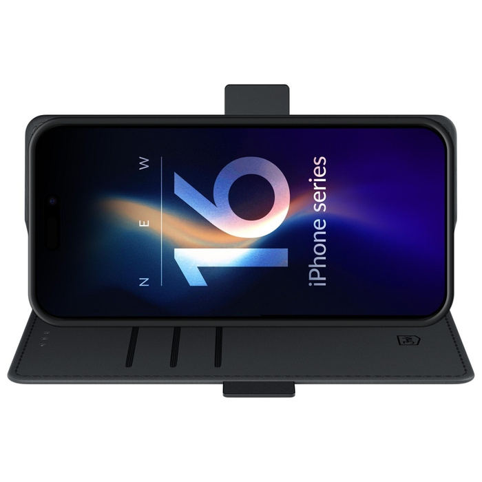 Etui 3MK Wallet Case do Apple iPhone 17  czarny