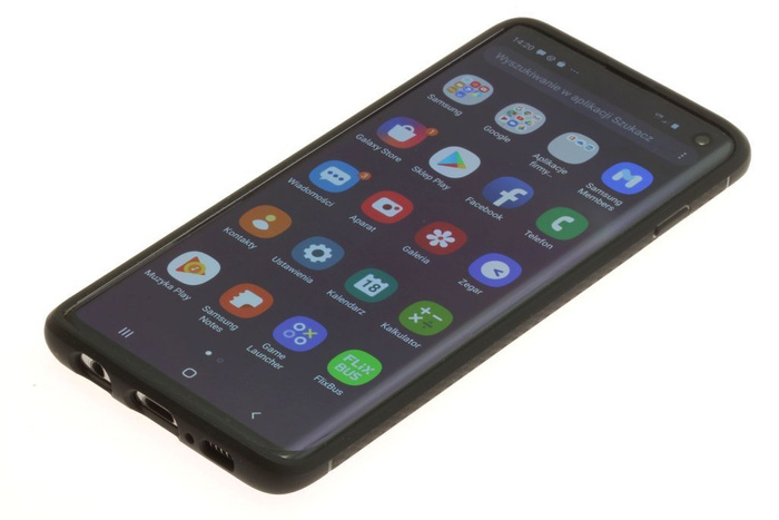 Etui Spigen Galaxy S10 Rugged Armor Samsung Czarne Case Samsung