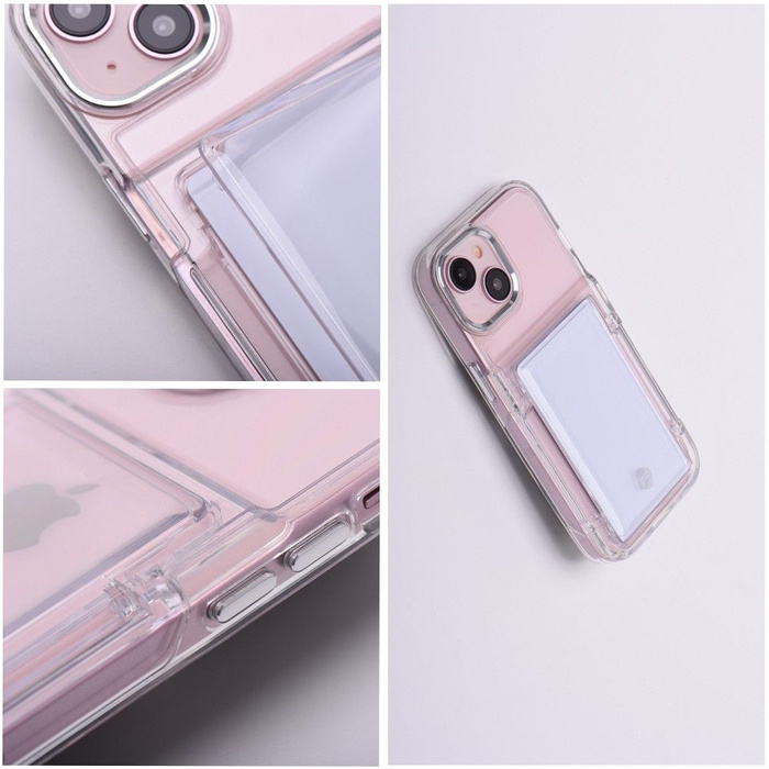 Etui na Samsung S24 PLUS Forcell F-Protect Crystal Pocket transparentne