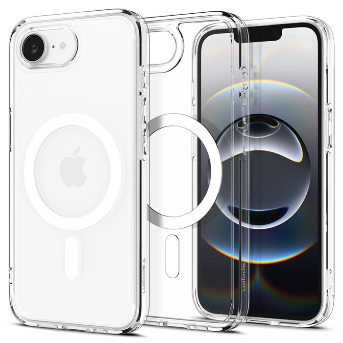 ETUI SPIGEN IPHONE 16E ULTRA HYBRID MAG MAGSAFE BIAŁE