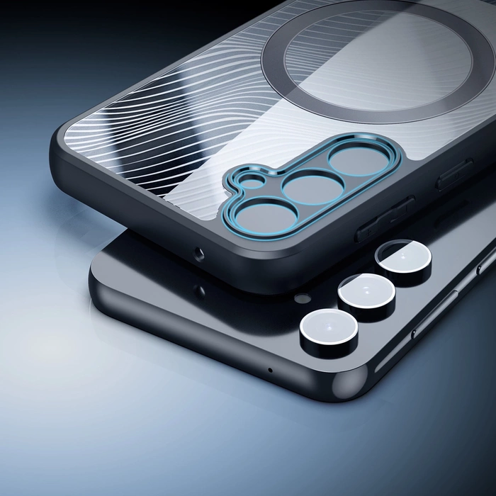 Etui Pancerne etui MagSafe Dux Ducis Aimo Mag do Samsung Galaxy S23 FE - czarne Case