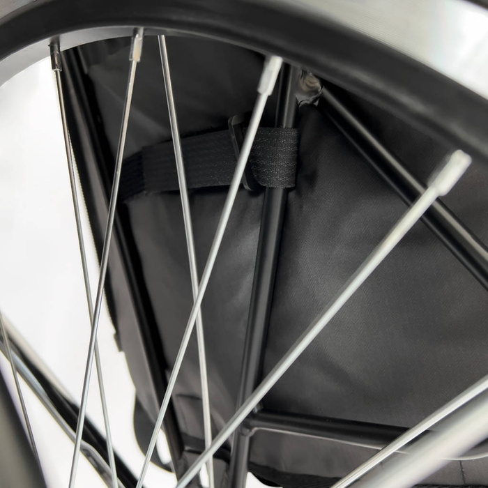 Wozinsky torba rowerowa podwójna plecak 2w1 30l czarna (WBB30BK)