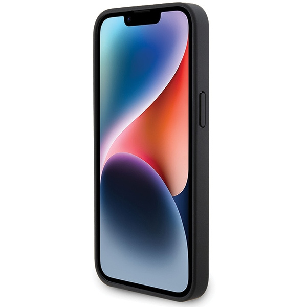 Etui Bmw Bmhcp15l22rfgk Iphone 15 Pro 6.1" Czarny/black Leather Diamond Pattern Case