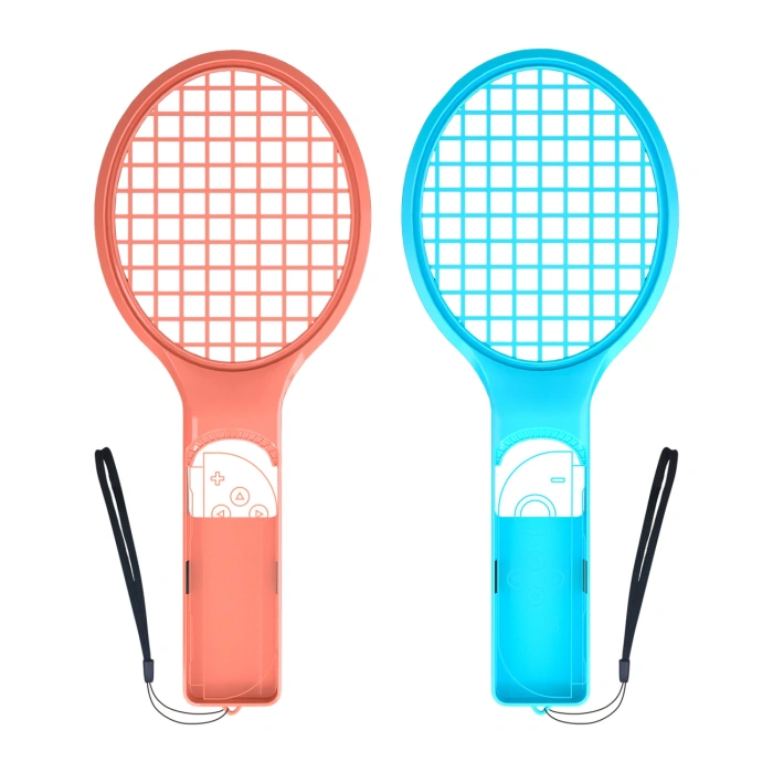 Pakiet akcesoriów rodzinnych 23 w 1 do konsoli Nintendo Switch 2 - zestaw pomarańczowy i niebieski