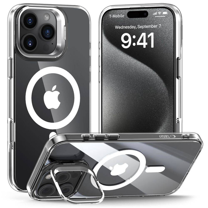 ETUI TECH-PROTECT MAGSTAND MAGSAFE IPHONE 16 PRO MAX CLEAR