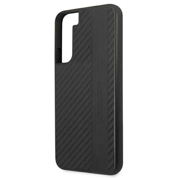 AMG AMHCS22SBLSCA S22 S901 czarny/black hardcase Carbon Stripe&Embossed