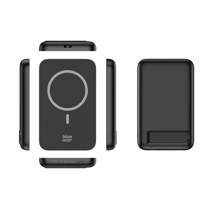 Powerbank zgodny z MagSafe Blue Star 5000 mAh 2A 5W W0553 czarny