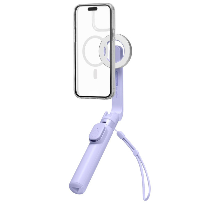 SELFIE STICK SPIGEN S571W MAGSAFE BLUETOOTH STATYW FIOLETOWY