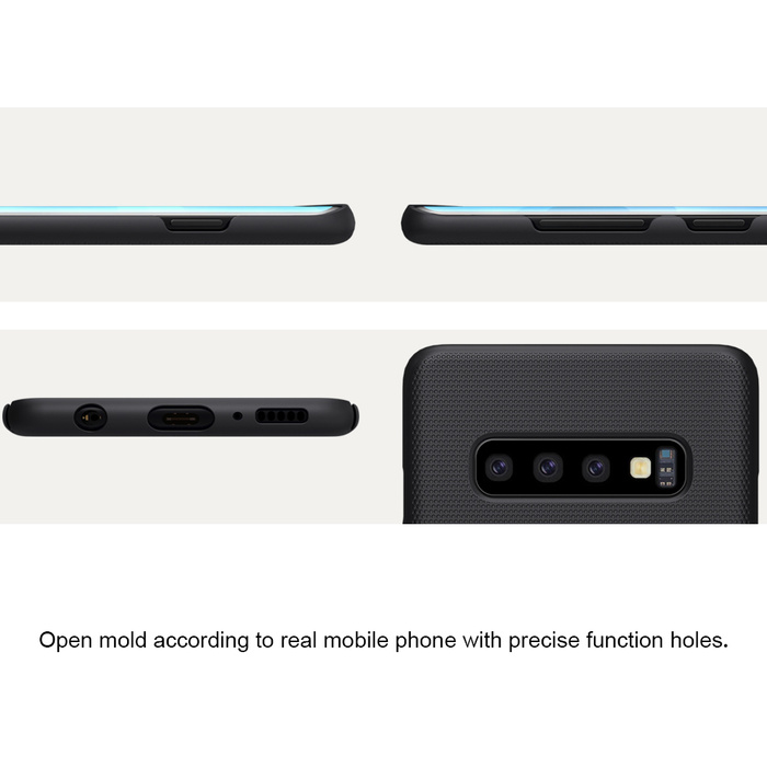 Etui NILLKIN SUPER FROSTED SHIELD SAMSUNG S10+ Plus BLACK 