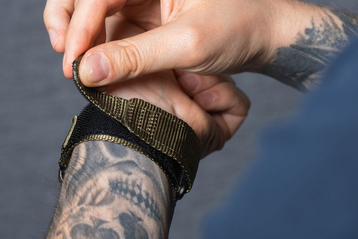 Pasek do Apple Watch Forcell F-Design FA05 rzep nylon 38 / 40 / 41 mm zielony