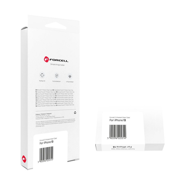 FORCELL F-PROTECT Clear Case futerał do SAMSUNG S24 transparentny